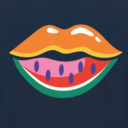 Melon Lips Orange - Sweatshirtjacke - Who said