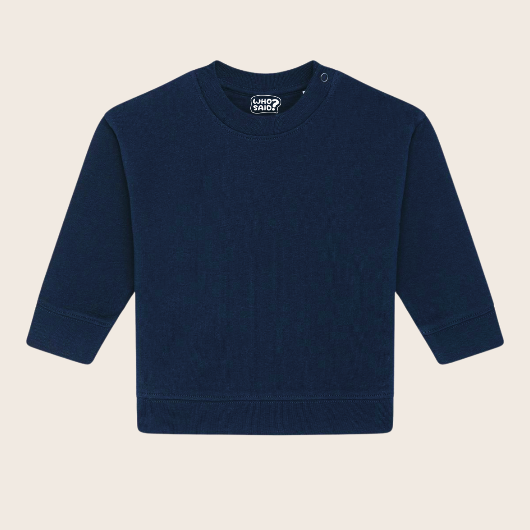 Fußball Mini Sweater - Personalisiere Dein Motiv - Sweatshirt - Who said