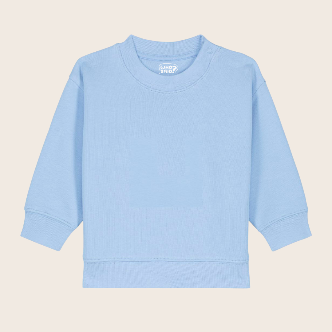 Vorlage Kindersweater - Personalisiere Dein Motiv - Sweatshirt - Who said