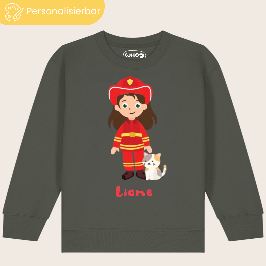 Feuerwehr Sweater - Personalisiere Dein Motiv - Sweatshirt - Who said