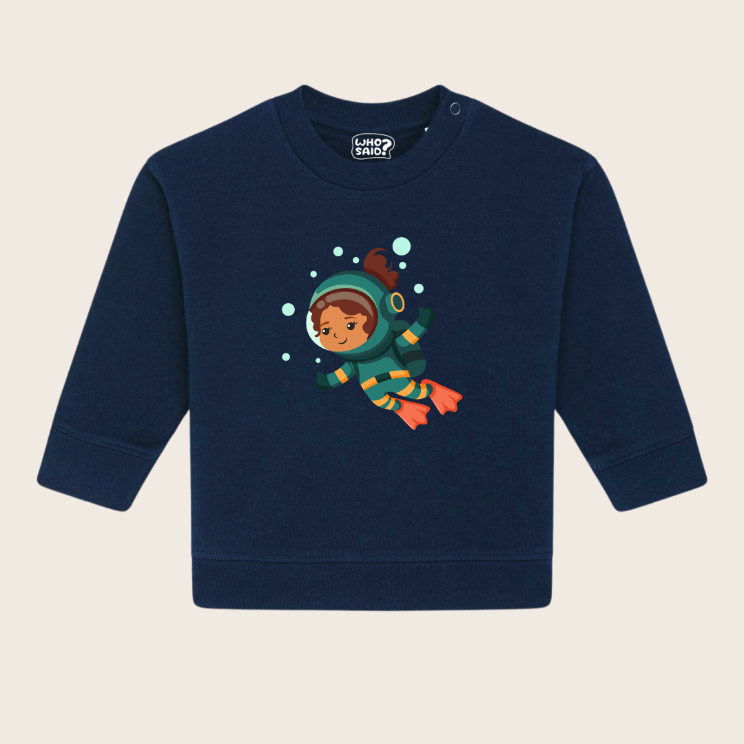 Little Diver - Sweatshirt - Who said