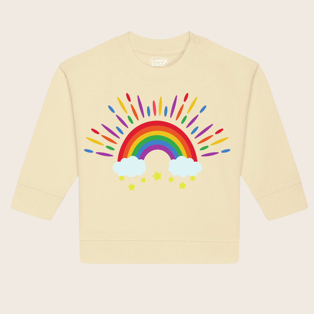 Sunny Little Rainbow - Sweatshirt - Who said