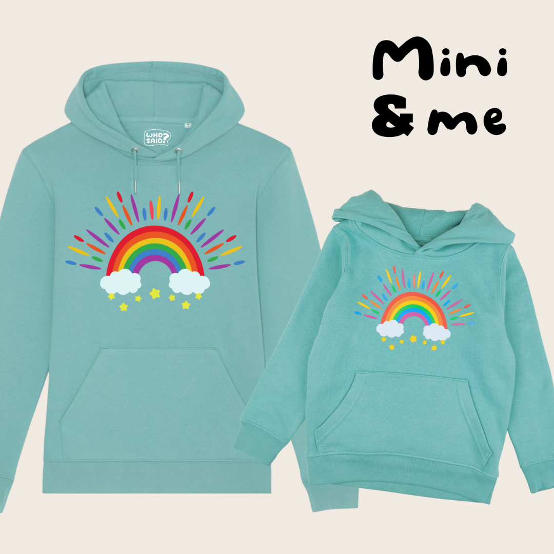 Mini & me Lieblingsfarbe Bunt! -  - Who said