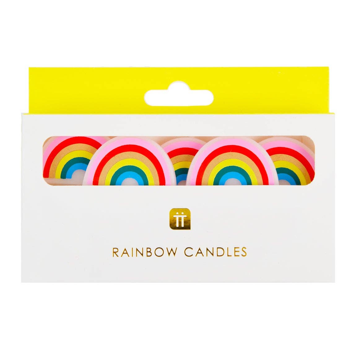 Rainbow Shaped Candles - 5 Pack -  - Who said