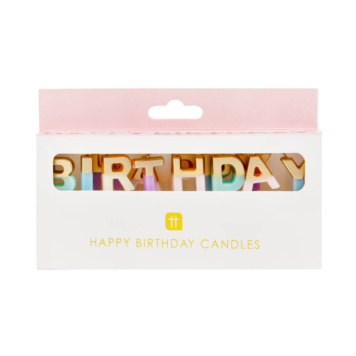 Pastel 'Happy Birthday' Letter Candles -  - Who said