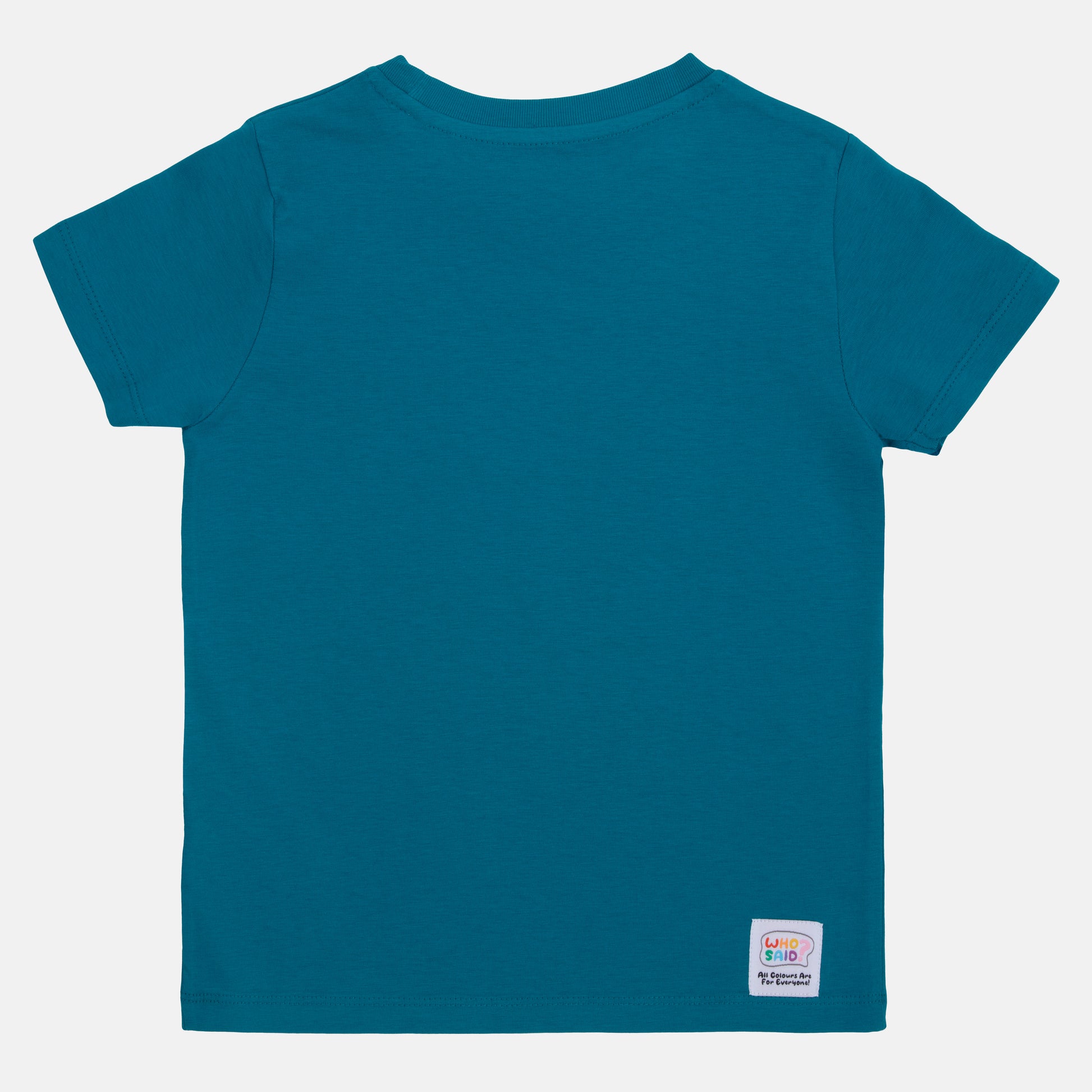 Who said nachhaltiges T-Shirt in Petrolbau mit Meerjungfrau